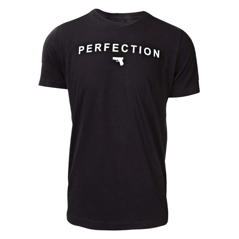 Camiseta manga corta Glock AA7512 Perfection Pistol Logo para hombre, negra Foto 1 de 1