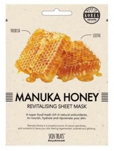 Manuka Honey Revitalising Sheet Mask, Skin Care, Skin Treat, Antioxidant - Picture 1 of 2