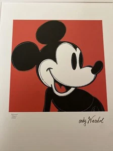 ANDY WARHOL foundation original litografia rarissima mickey mouse fantastic!!! - Imagen 1 de 24