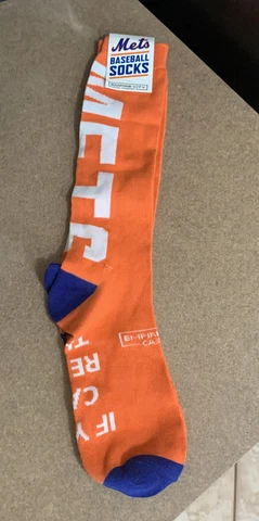 BRAND NEW NWT 2019 NY NEW YORK METS SGA KNEE HIGH BASEBALL SOCKS - EMPIRE CITY Cover