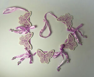 Lace Butterfly Lilac / White 60 cm  Garland