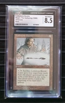 Mtg Lodestone Bauble. (CGC) 8.5 Alliances Reserved List [1996] - Image 1 of 2