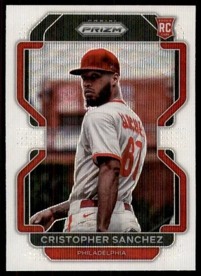 2022 Panini Prizm Cristopher Sanchez RC Philadelphia Phillies #219 - Image 1 of 2