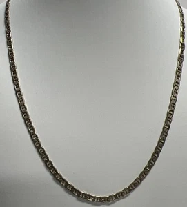 Sterling Silver 22” Thin Mariner Chain Necklace (12.58g) - Picture 1 of 6