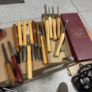18 herramientas de torneado de madera Robert Sorby en total - 5 piezas más 10 artesanos adicionales Stein & Co - Imagen 1 de 24