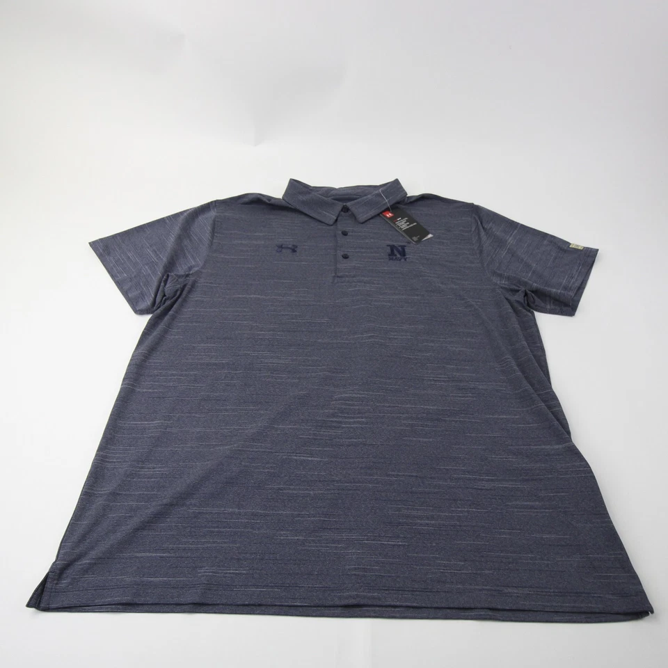 Navy Midshipmen Under Armour HeatGear Polo Men's Navy New - Image 1 of 1