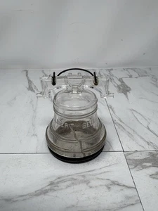 c 1920 LIBERTY BELL Westmoreland Glass Co SÜSSIGKEITENBEHÄLTER Antik - Bild 1 von 12