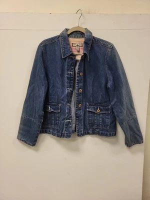 Chaqueta de mezclilla Caribbean Joe Petite para mujer talla PL abrigo de jean azul manga larga Foto 1 de 4