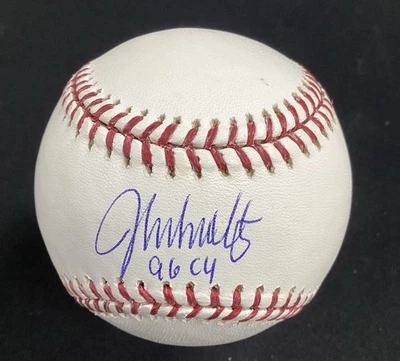 John Smoltz Signed Baseball OMLB Atlanta Braves Autograph PSA/DNA - Image 1 of 4