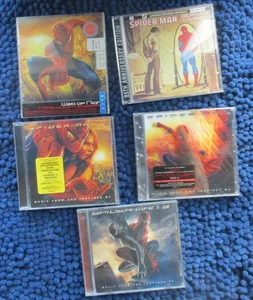 5 SPIDER-MAN CDs Rock Reflections of a Superhero SPIDER-MAN 1, 2, 3 Web of Night - Foto 1 di 1