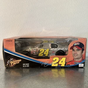 2004 Winner Circle Jeff Gordon #24 1:18 Diecast 400 Dupont Silver Black Flames - Picture 1 of 11