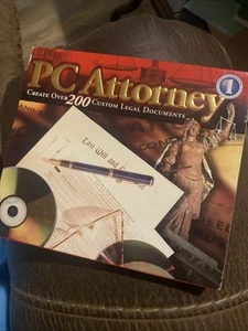 PC Attorney PC CD ROM Cosmi over 200 custom legal documents brand new cdraz8502d - Picture 1 of 4