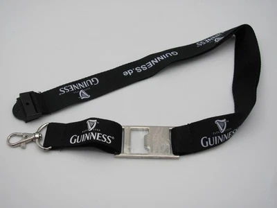 Guinness Bier Schlüsselband mit Öffner/Flaschenöffner
