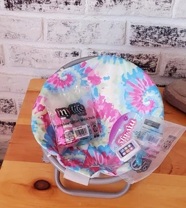 NIPs My Life Silla Platillo Tie Dye Con Auriculares Teléfono Panda y Paquete Cintura Arco Iris - Imagen 1 de 4