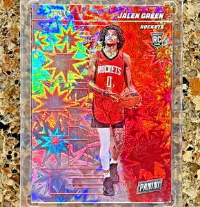 Jalen Green 2021-22 Panini Player of the Day KABOOM! #'d /99 Rookie Card (RC) - Picture 1 of 6