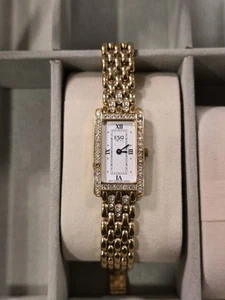 ESQ by Movado Swiss 100653 Ladies Steel & Diamond Watch Gold Tone - Picture 1 of 3