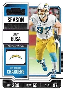 2023 Panini Contenders - Season Ticket #58 Joey Bosa - Picture 1 of 2