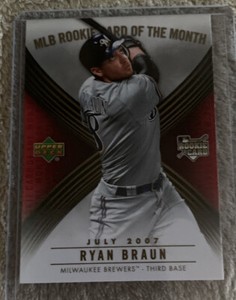 2007 Upper Deck MLB Rookie Card of the Month #ROM-4 Ryan Braun 