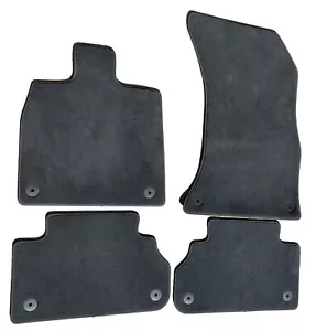 2018-2021 OEM AUDI Q5 TEXTILE FLOOR MAT SET OF 4 BLACK SUV QUATTRO I111233 - Bild 1 von 4