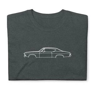 Softstyle T-Shirt für Chevrolet Chevelle 1968 Autobesitzer Geburtstag Geschenk Tee Shirt - Bild 1 von 10