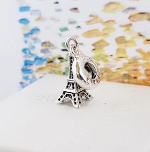 New Pandora Authentic Eifel Tower Dangle Charm - Picture 1 of 6