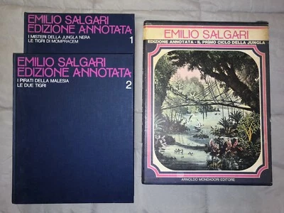 Emilio Salgari IL Primo Ciclo della Giungla - 2 grandi volumi in cofanetto - - Immagine 1 di 3