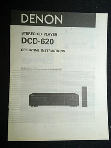 Denon DCD-620 Stereo CD Player Owners Manual - Picture 1 of 3