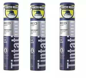 BL Kiss Tintation Temporary Color Spray Blue Black 2.82oz each *Three Pack* - Picture 1 of 1
