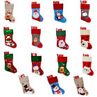 Large Christmas Stocking Sock Santa Kid Candy Gift Bags Xmas Tree Hanging Decor