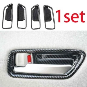 For Toyota Corolla Cross 2022-2024 Carbon Fiber Style Door Bowl Frame Trim 4x - Foto 1 di 5