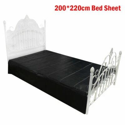 Sábana bajera impermeable de vinilo PVC brillante de aspecto húmedo 200 220 cm para juego húmedo adulto Foto 1 de 4