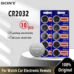 10 X SONY MURATA WATCH CR2032 3 VOLT LITHIUM BATTERIES BATTERY SHIPPED SYDNEY - Picture 1 of 2