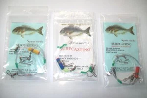 SURFCASTING 3 TERMINALI A 1AMO CON SCORREVOLE SISSY PER SARAGHI E ORATE MORMORE - Foto 1 di 2