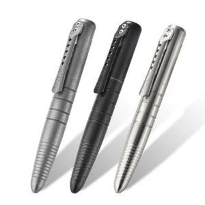 New Titanium Ballpoint Pen Bolt Action Office Signature Writing Pocket EDC Gift - Picture 1 of 12