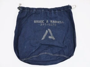 Original US WW2 Barrack Duffle Bag Blue Denim Seesack Wäsche Sack - Bild 1 von 8