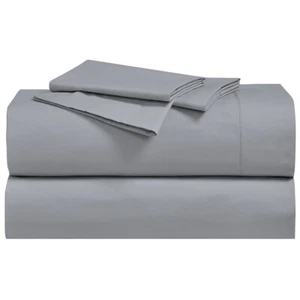 Split Cal-King Sheets Abripedic Cotton Percale Crispy Super Soft Sheet Set - Picture 1 of 10