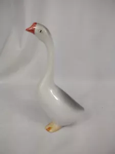 Vintage Hallohaza Porzellan Gans Figur Ungarn gemarkt 6 1/4" groß Vogel - Bild 1 von 11