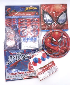 Spiderman Birthday Party Set - Picture 1 of 5