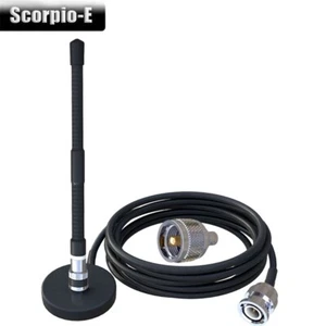 Antena CB 27MHz Soft Whip z podstawą magnetyczną RG58 BNC Przedłużacz PL259 - Zdjęcie 1 z 12