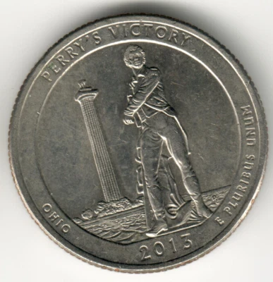 USA - 2013P - Washington ¼ Dollar - Perry’s Victory - Low Mintage - #8971 - Image 1 of 2