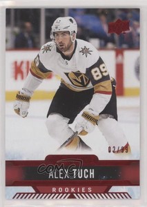 2017-18 Upper Deck Overtime Red Foil /99 Alex Tuch #102 Rookie RC