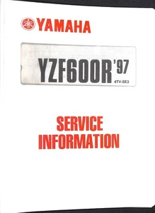 YAMAHA ~ YZF600R Service Information ~ 1997 ~ Workshop Manual - Picture 1 of 3