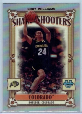 2023-24 Bowman Chrome University Sharp Shooters #SS10 Cody Williams - Image 1 of 2