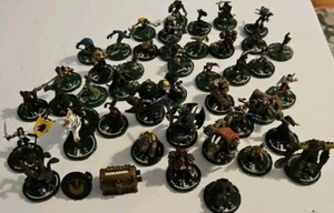 Wizkids Mage Knight Lot Of 44 Figures And Treasure Chest Vintage - Picture 1 of 7