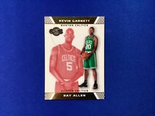 2007-08 Topps Co-Signers Gold # /109 Kevin Garnett Ray Allen HOF