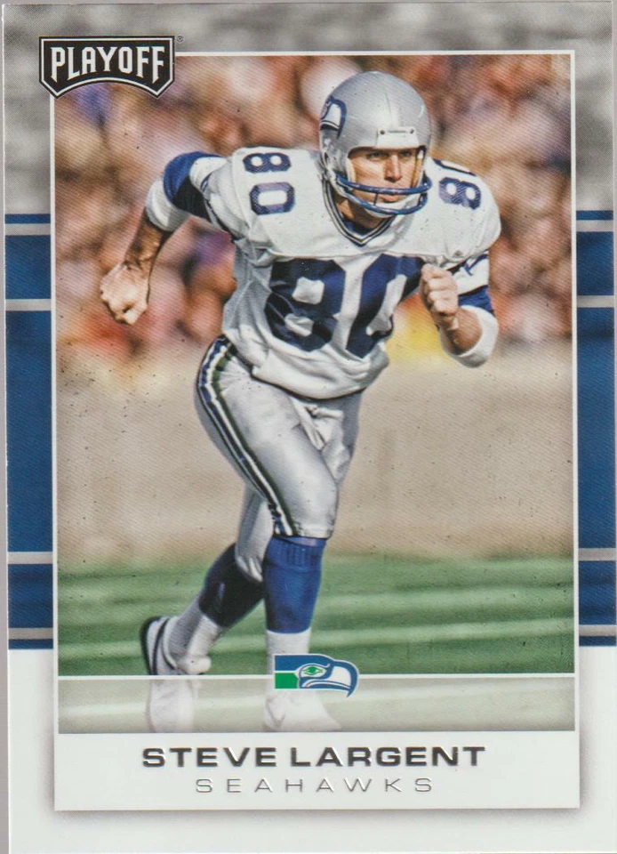2017 Panini Playoff #177 Steve Largent card, Seattle Seahawks HOF - Image 1 of 1
