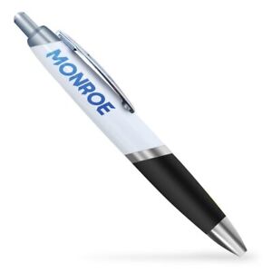 MONROE - Black Ballpoint Pen Futuristic Blue  #201862