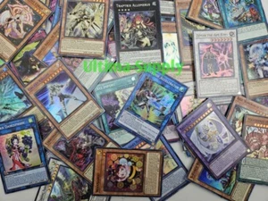 (100)YUGIOH Trading Card SUPER RARE HOLO FOIL only LOT! HOLOGRAPHIC COLLECTION - Picture 1 of 3