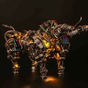 1087pcs Metal Bull Model Kit DIY Mechanical Bull Animal Model Assembly Kit - Picture 1 of 1