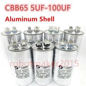 CBB65 450V 20/25/30/35/40/45/50/60/70/80UF Air conditioner Compressor Capacitor - Picture 1 of 25